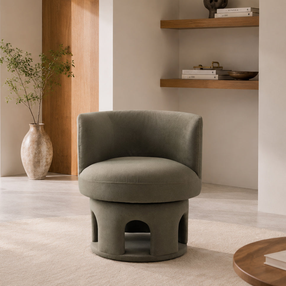 Pounce Swivel Accent Chair