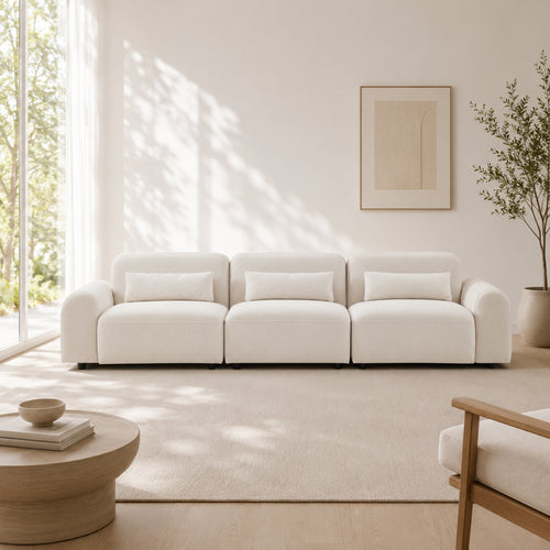 Claw 3-Piece Sofa 124"